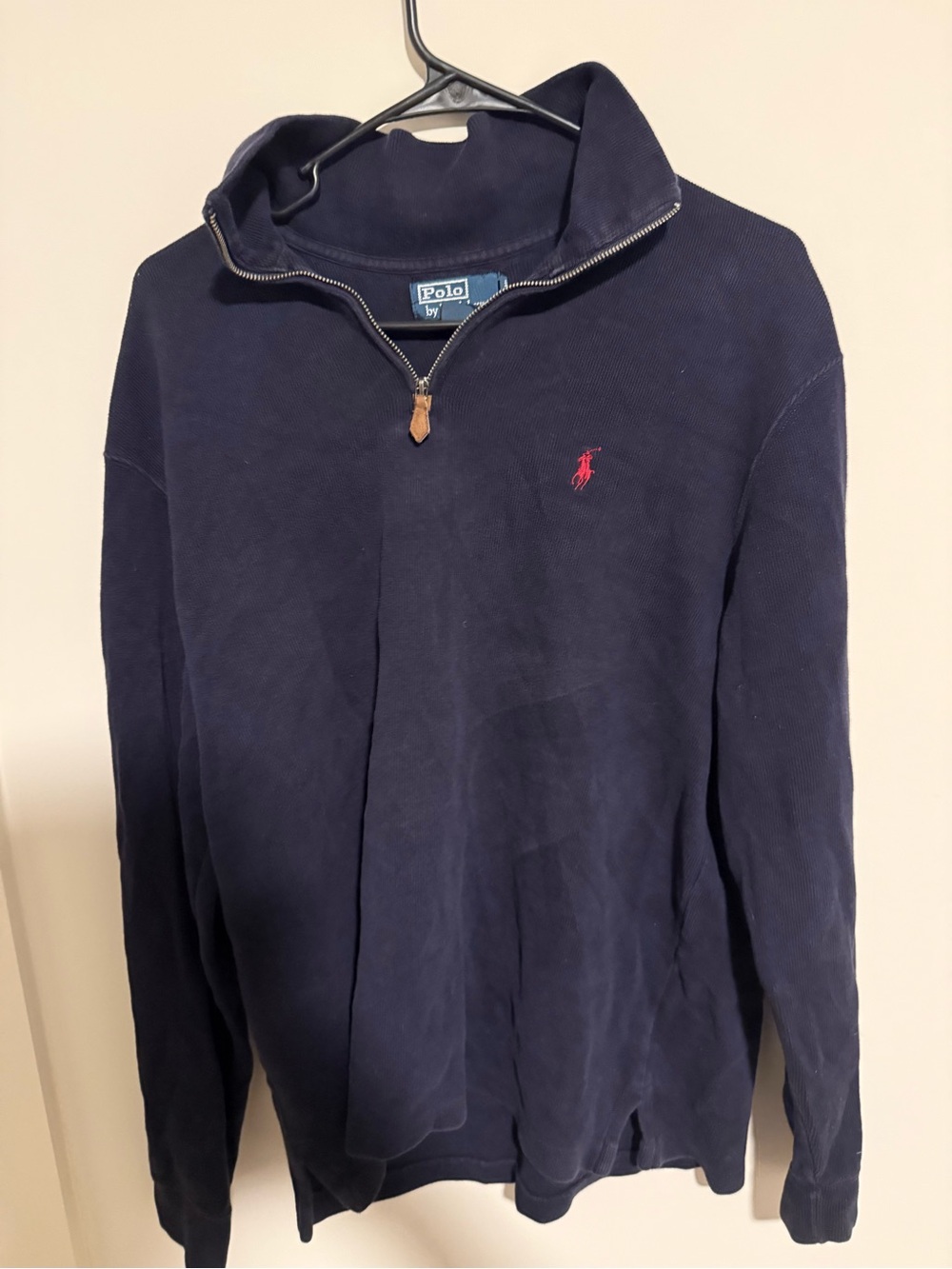 Polo by Ralph Lauren Navy Blue 1/4-Zip Sweater